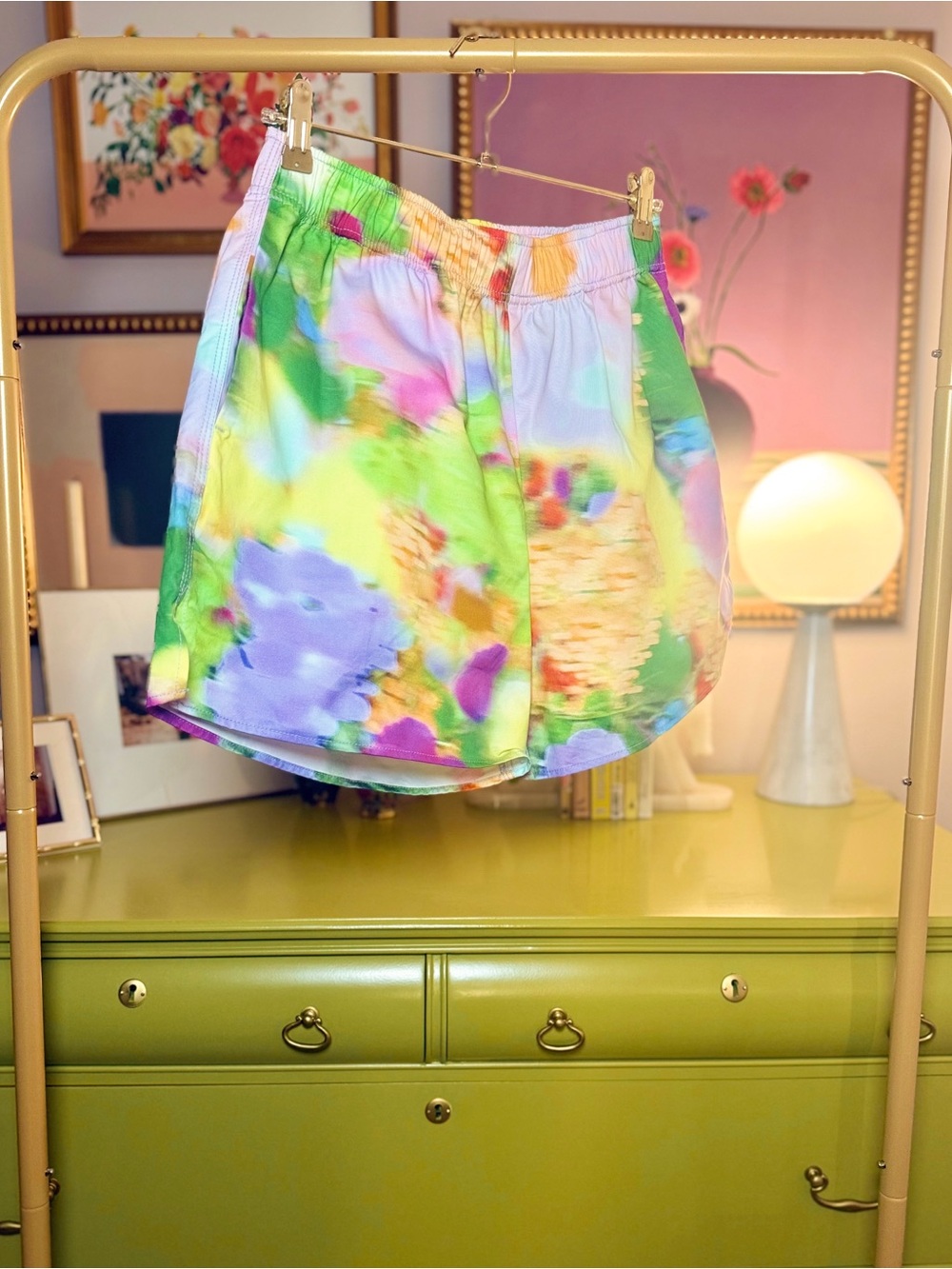 Stine Goya Carmen Shorts - Faded Floral - Size M - NWT